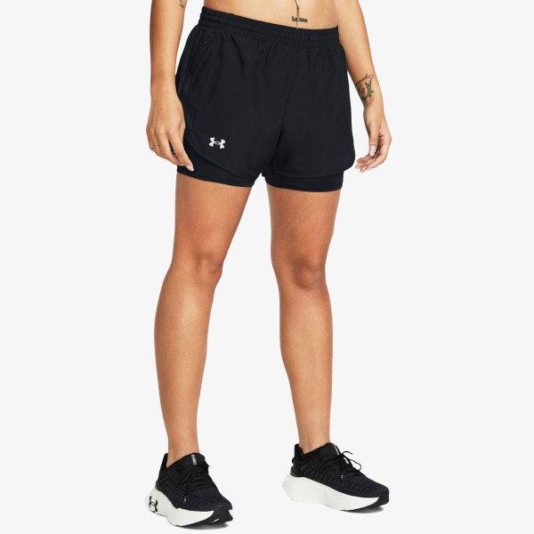 Under Armour Pantaloni scurti Fly-By 2 in 1 