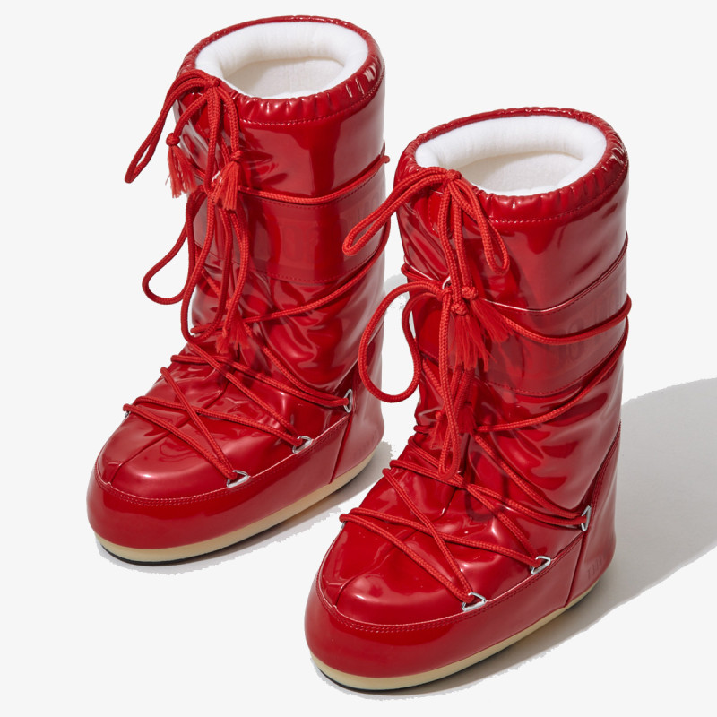 Moon Boot Ghete MOON BOOT ICON VINILE MET RED 35-47 
