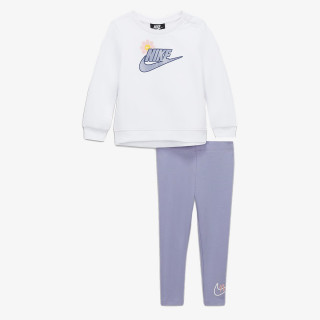 Nike Set FLOWER CHILD CREWNECK SWEATSHIRT AND LEGGINGS SET<br /> 