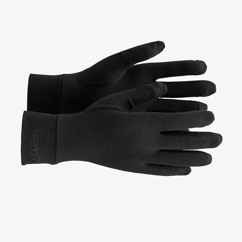 CRAFT Manusi ESSENCE WOOL LIGHT GLOVE BLACK 