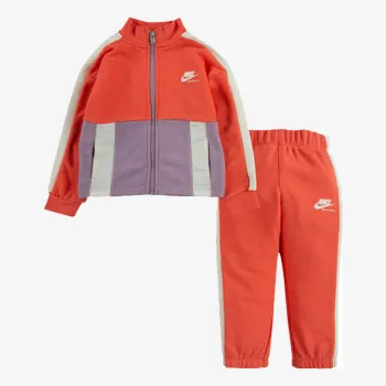 NIKE Set HERITAGE LOGO SWEAT SET ORANGE 24 MONTHS IN PINK 