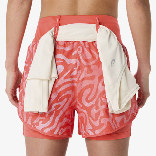 Asics Pantaloni scurti Road All-Over Print 