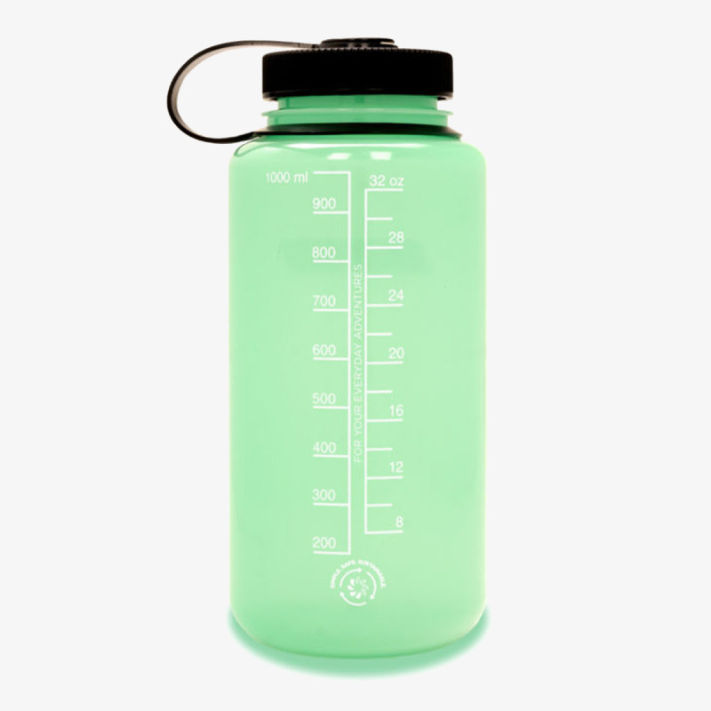 Nalgene Sticla pentru apa NALGENE WIDE MOUTH 1000ML GLOW GREEN SUS 