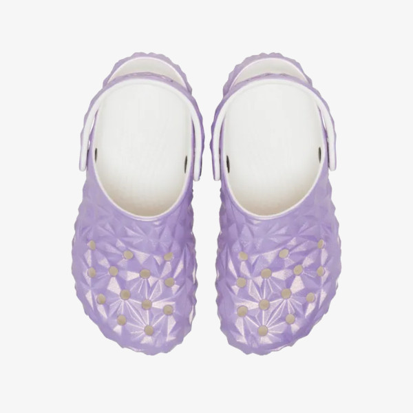 Crocs Papuci CLASSIC IRIDESCENT GEO CLOG KIDS 