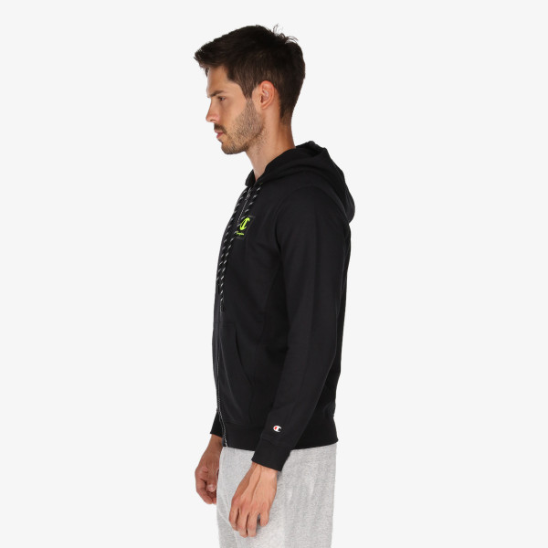 Champion Hanorac RUBBER LOGO FULL ZIP 