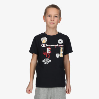Champion Tricou BOYS PATCH T-SHIRT 