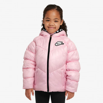 NIKE Jacheta Chevron Cinched Puffer 