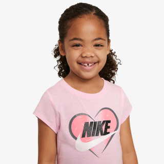 Nike Tricou Pink Seasonal Heart Graphic T-Shirt 