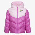 NIKE Jacheta Chevron Cinched Puffer 