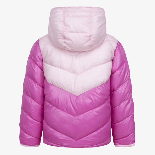 NIKE Jacheta Chevron Cinched Puffer 
