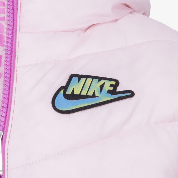 NIKE Jacheta Chevron Cinched Puffer 