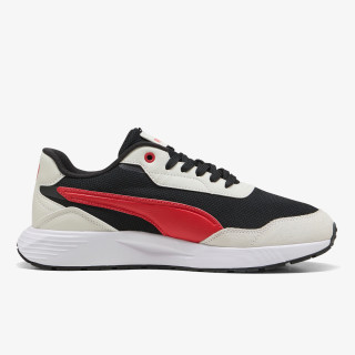 Puma Pantofi Sport Runtamed PUMA Black-Red Fire-Vapor Gray- 
