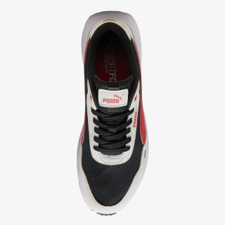 Puma Pantofi Sport Runtamed PUMA Black-Red Fire-Vapor Gray- 