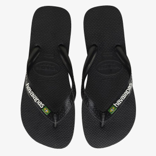 Slapi HAV. BRASIL LOGO BLACK/BLACK I25 