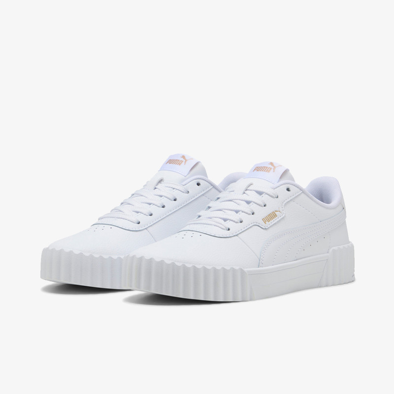Puma Pantofi Sport Carina 3.0 PUMA White-PUMA Gold 