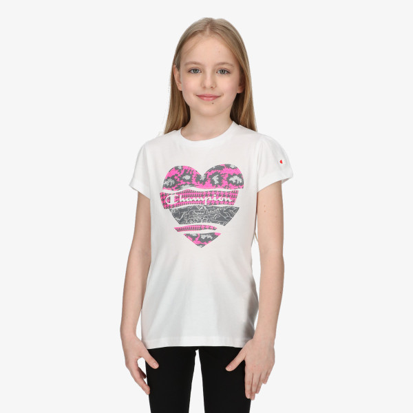 Champion Tricou GIRLS HEART T-SHIRT 