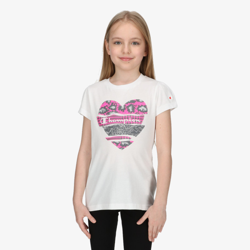 Champion Tricou GIRLS HEART T-SHIRT 
