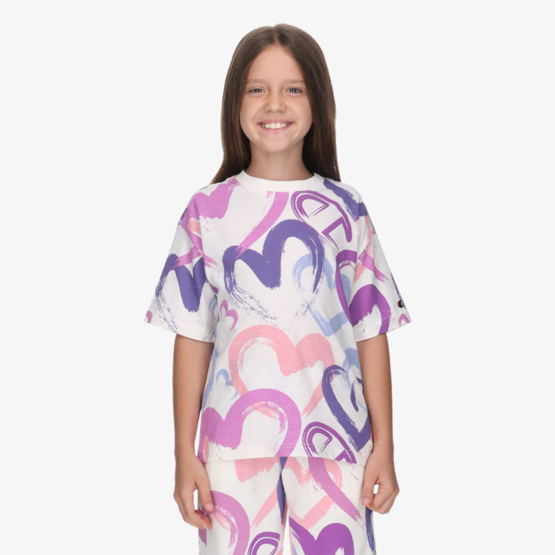 Champion Tricou ALL OVER HEART T-SHIRT 