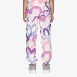 Champion Pantaloni de trening ALL OVER HEART CUFFED PANTS 