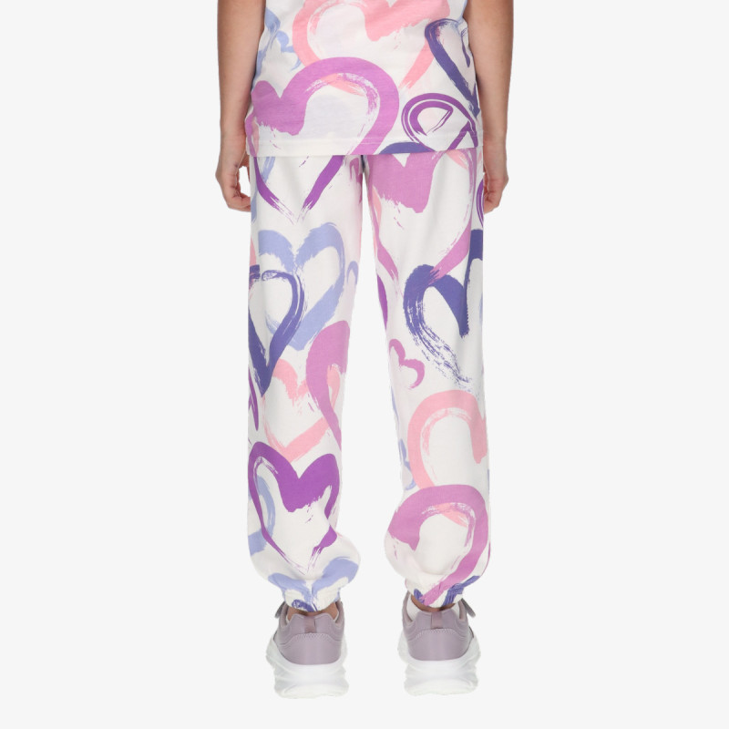 Champion Pantaloni de trening ALL OVER HEART CUFFED PANTS 