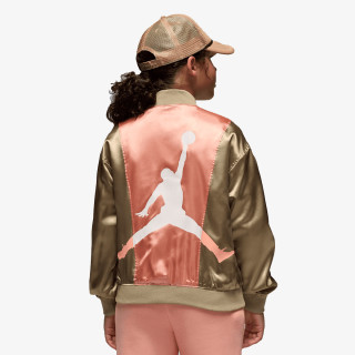 JORDAN Jacheta JDG COLOR BLOCKED SATIN BOMBER 