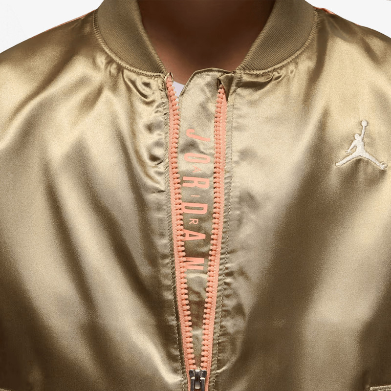 JORDAN Jacheta JDG COLOR BLOCKED SATIN BOMBER 