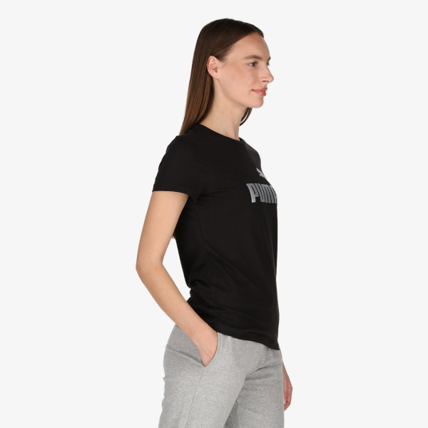 Puma Tricou Essentials+ Metallic Logo 