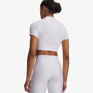 Under Armour Tricou UA HeatGear Crop Mock SS 