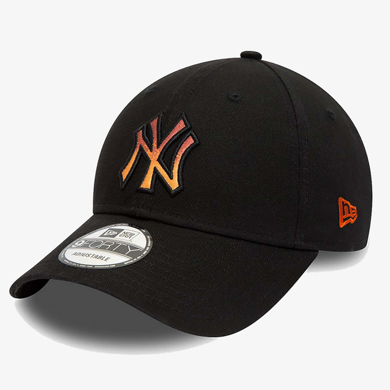 New Era Sapca New York Yankees Gradient Infill Black 9FORTY Adjustable Cap 
