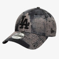 New Era Sapca LA Dodgers Print Black 9FORTY Adjustable Cap 