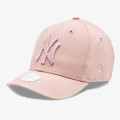 New Era Sapca New York Yankees Womens League Essential Pink 9FORTY Adjustable Cap 