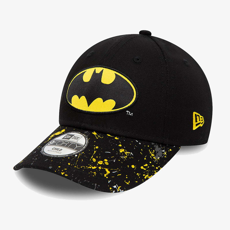 New Era Sapca Batman Youth DC Splat Black 9FORTY Adjustable Cap 