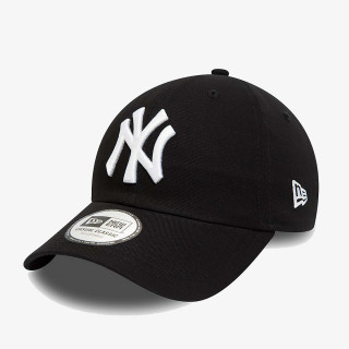 New Era Sapca New York Yankees League Essential Black 9TWENTY Adjustable Cap 
