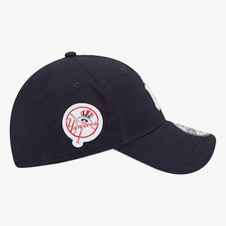 New Era Sapca New York Yankees Team Side Patch Navy 9FORTY Adjustable Cap 