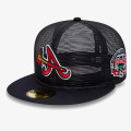 New Era Sapca MLB 59FIFTY MESH PATCH ATLBRA  NVY 