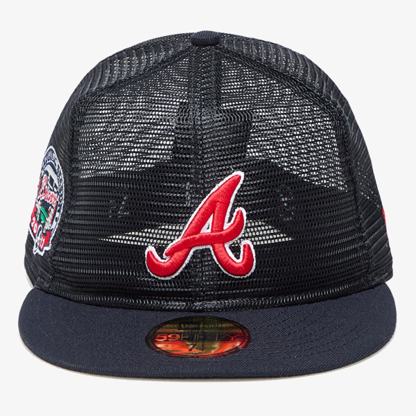 New Era Sapca MLB 59FIFTY MESH PATCH ATLBRA  NVY 