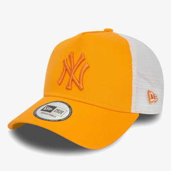 New Era Sapca New York Yankees League Essential Papaya Smoothie Trucker 