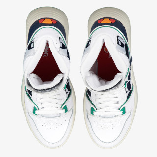Ellesse Pantofi Sport ASSIST HI LTHR AM WHT/DK BLU/GRN 