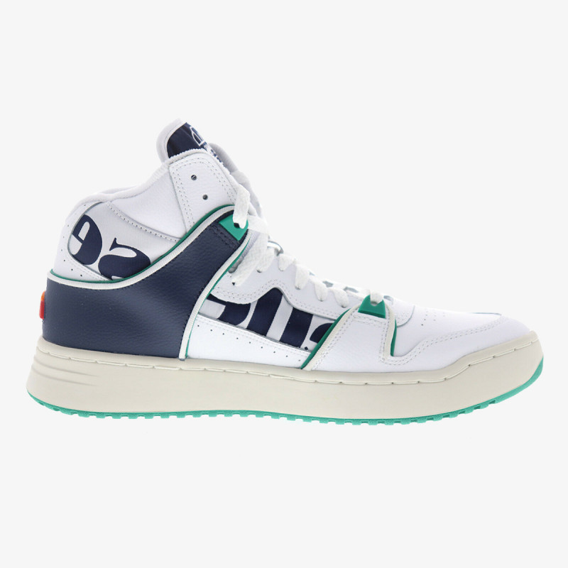 Ellesse Pantofi Sport ASSIST HI LTHR AM WHT/DK BLU/GRN 