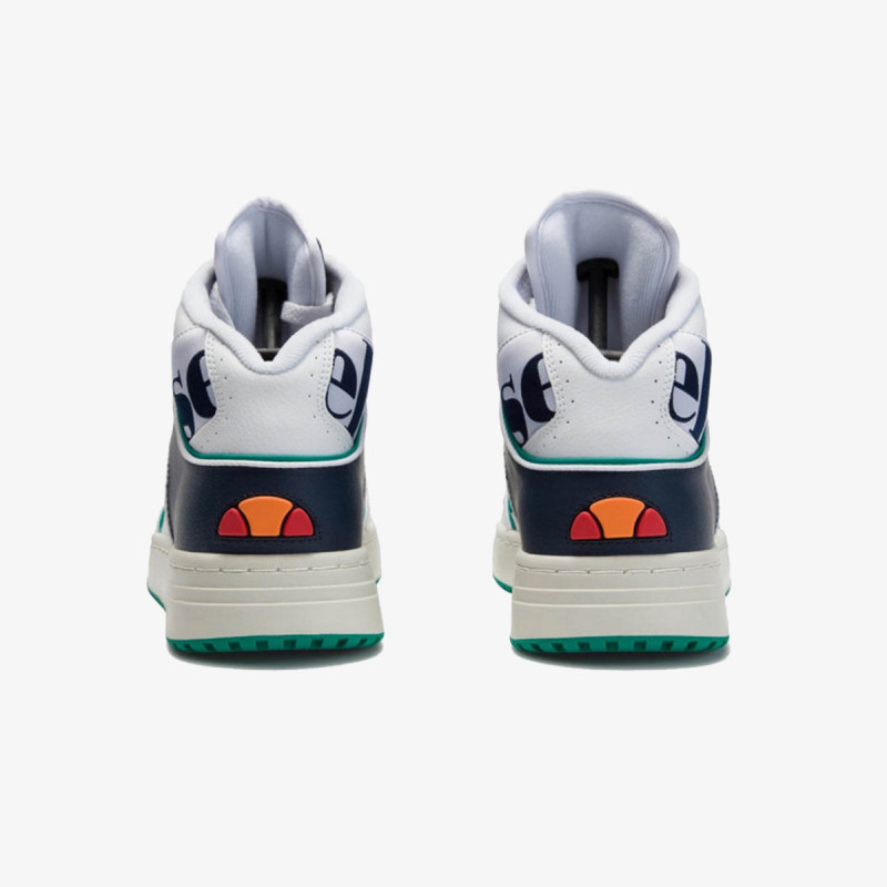 Ellesse Pantofi Sport ASSIST HI LTHR AM WHT/DK BLU/GRN 