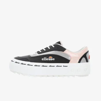 ELLESSE Pantofi ALZINA LTHR AF BLK/GRY/DK PNK 
