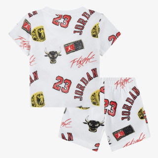Tricou si pantaloni scurti JDB JORDAN 23 RING AOP SET 