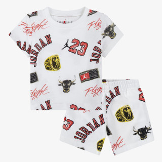 Tricou si pantaloni scurti JDB JORDAN 23 RING AOP SET 