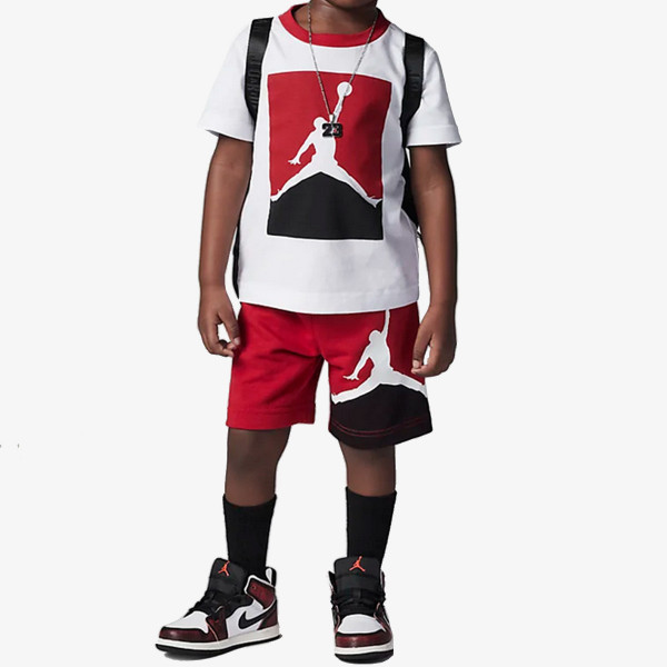 Nike Tricou si pantaloni scurti JDB JUMPMAN FT SHORT SET 