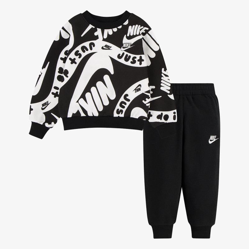 Nike Trening Sportswear Club Printed Set 