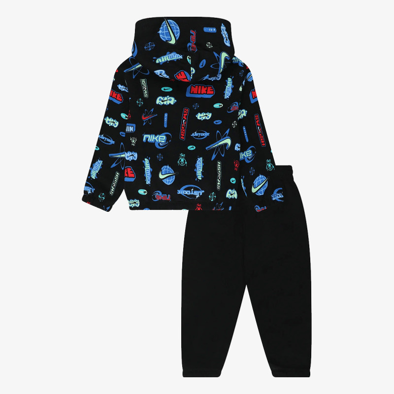 Nike Trening NKB B NSW BRAND A AOP FLC PO S 