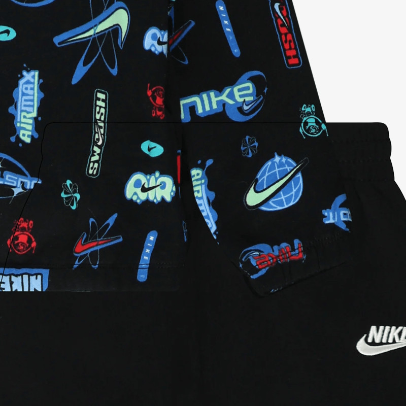 Nike Trening NKB B NSW BRAND A AOP FLC PO S 