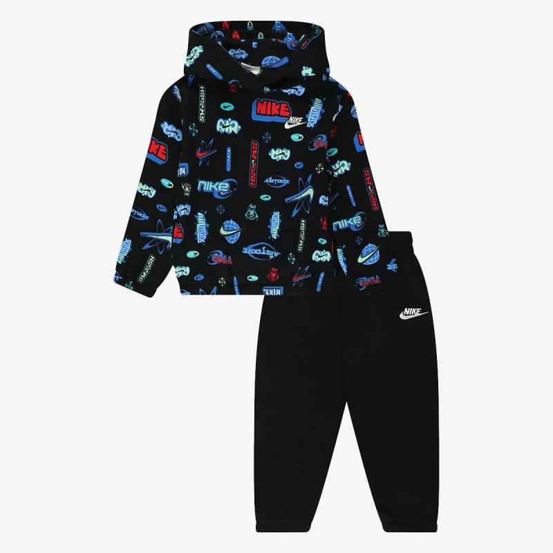 Nike Trening NKB B NSW BRAND A AOP FLC PO S 