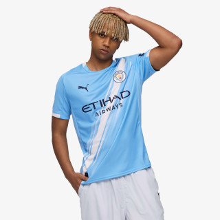 Puma Tricou echipe MCFC Home Jersey Replica Team Light Blue 