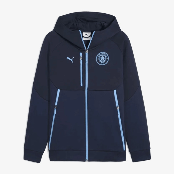 Puma Hanorac MCFC PUMATECH FZ Hoodie Deep Navy-Team L 